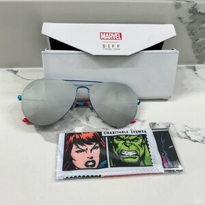 Diff Marvel Captain American Aviator Sunglasses